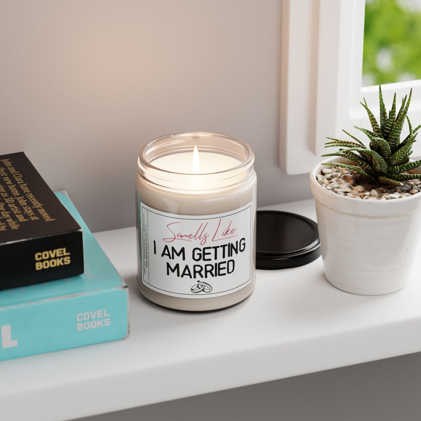 Smells Like I am Getting Married | Lovely Marriage Engagement Soy Candle Special Gift For Husband and Wife